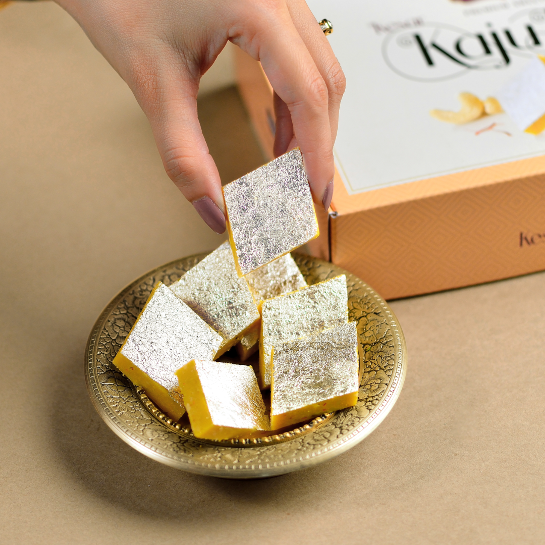Kesar Kaju Katli
